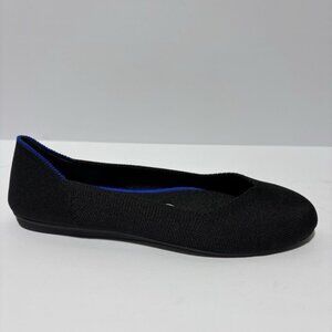 Rothy’s Women’s The Flat Black Slip-On Shoes, Size 7 M